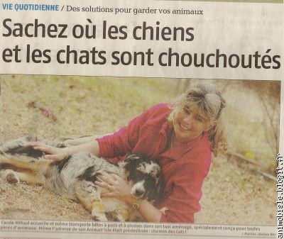 Photo parue dans le journal "La Provence" le 11 février 2007
